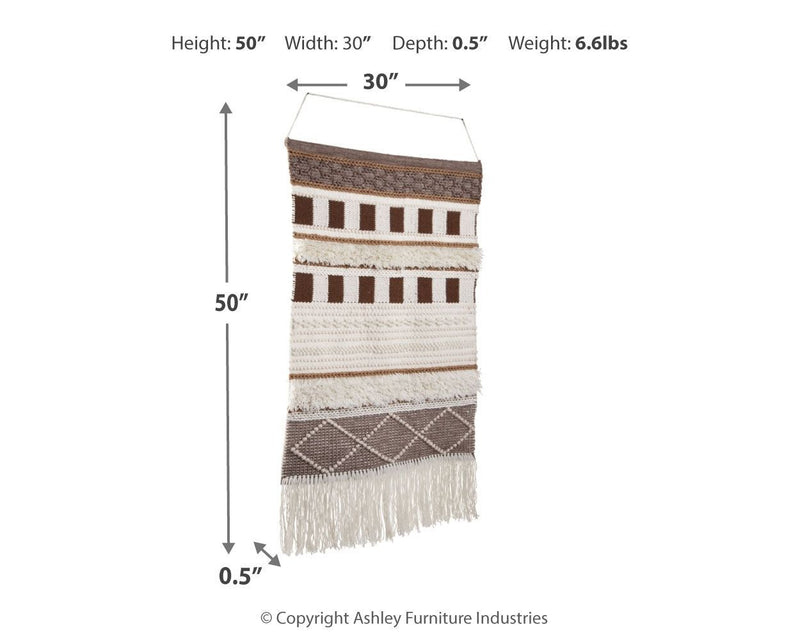 Adah - Brown/natural - Wall Decor-Washburn's Home Furnishings