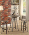 Adjustable Swivel Bar Table - Light Brown-Washburn's Home Furnishings