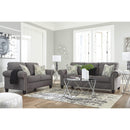 Agleno - Charcoal - Loveseat-Washburn's Home Furnishings