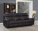 Albany Motion Collection - 3 Pc Power 2 Sofa - Brown-Washburn's Home Furnishings