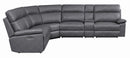 Albany Motion Collection - 6 Pc Power 2 Sectional - Grey-Washburn's Home Furnishings