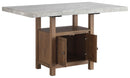 Aleeda - Brown - Counter Height Dining Table-Washburn's Home Furnishings