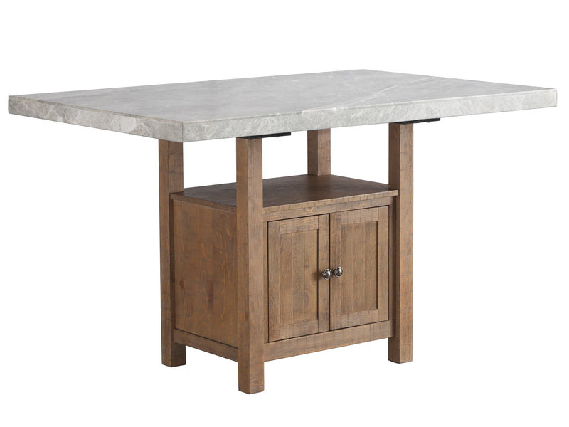 Aleeda - Brown - Rect Drm Counter Table Top-Washburn's Home Furnishings