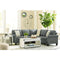Alessio - Charcoal - Loveseat 4 Pc Sectional-Washburn's Home Furnishings