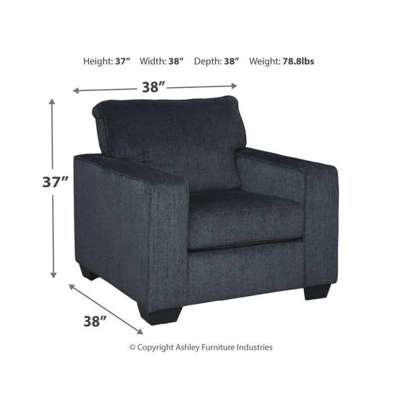 Altari - Dark Gray - Chair-Washburn's Home Furnishings