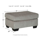 Altari - Light Gray - Ottoman-Washburn's Home Furnishings