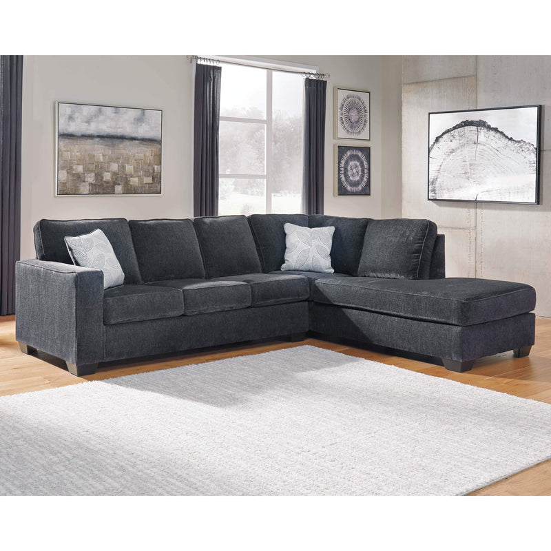 Altari - Slate - Left Arm Facing Sofa 2 Pc Sectional-Washburn's Home Furnishings