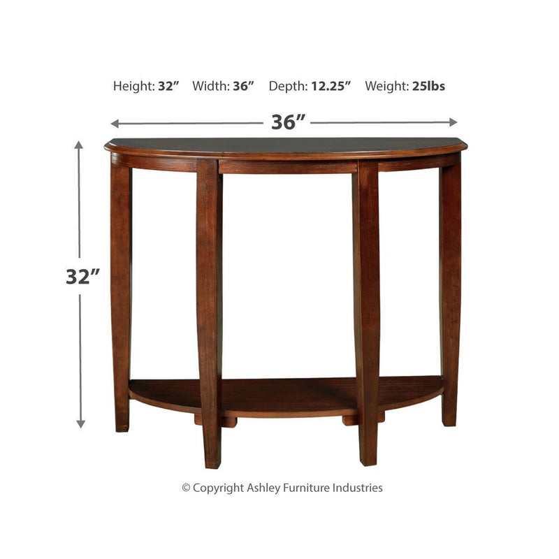 Altonwood - Brown - Console Sofa Table-Washburn's Home Furnishings