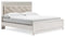 Altyra - White - King Panel Bed-Washburn's Home Furnishings