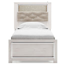 Altyra - White - Twin Panel Bookcase Bed-Washburn's Home Furnishings