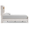 Altyra - White - Twin Panel Bookcase Bed-Washburn's Home Furnishings