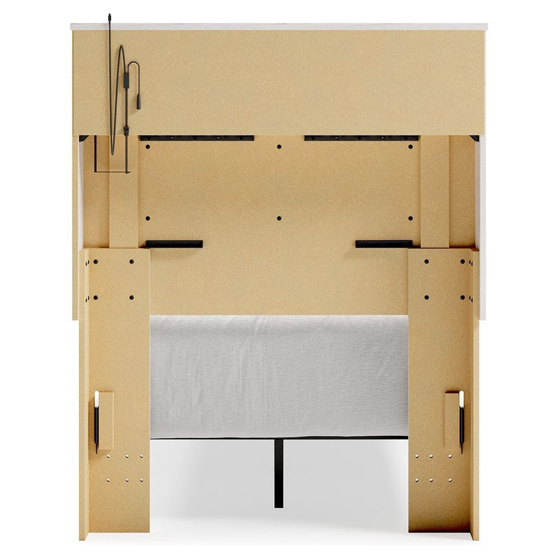 Altyra - White - Twin Panel Bookcase Bed-Washburn's Home Furnishings