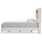 Altyra - White - Twin Panel Bookcase Bed-Washburn's Home Furnishings