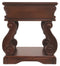 Alymere - Rustic Brown - Square End Table-Washburn's Home Furnishings