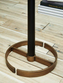 Amadell - Black/gold Finish - Metal Floor Lamp (1/cn)-Washburn's Home Furnishings