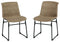 Amaris - Brown/black - Chair (2/cn)-Washburn's Home Furnishings