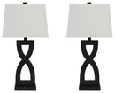 Amasai - Black - Poly Table Lamp (2/cn)-Washburn's Home Furnishings