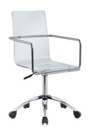 Amaturo - Office Chair - Pearl Silver-Washburn's Home Furnishings