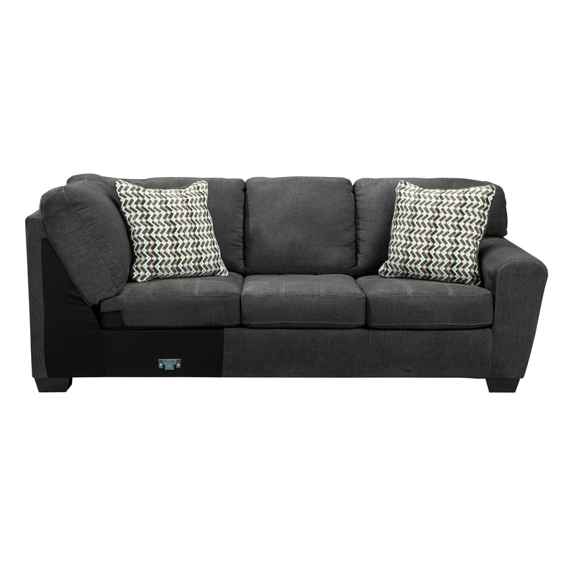 Ambee - Slate - Left Arm Facing Chaise 3 Pc Sectional-Washburn's Home Furnishings