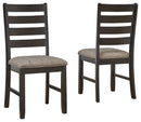 Ambenrock - Light Brown/black - Dining Chair (set Of 2)-Washburn's Home Furnishings