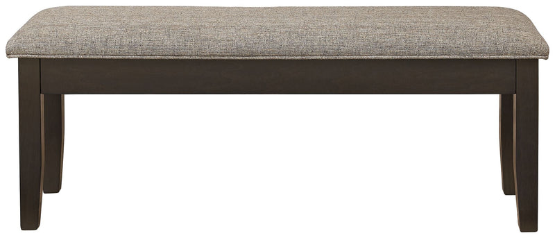 Ambenrock - Light Brown/black - Upholstered Storage Bench-Washburn's Home Furnishings