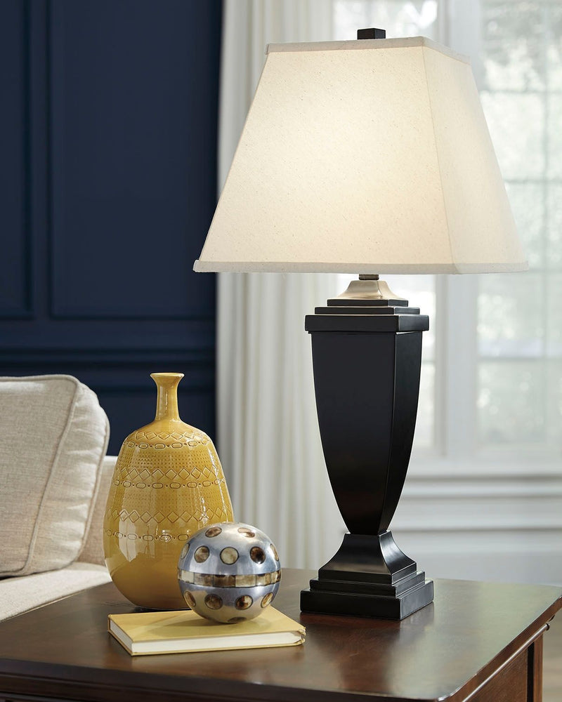 Amerigin - Bronze Finish - Poly Table Lamp (2/cn)-Washburn's Home Furnishings