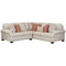 Amici - Linen - Left Arm Facing Loveseat 2 Pc Sectional-Washburn's Home Furnishings