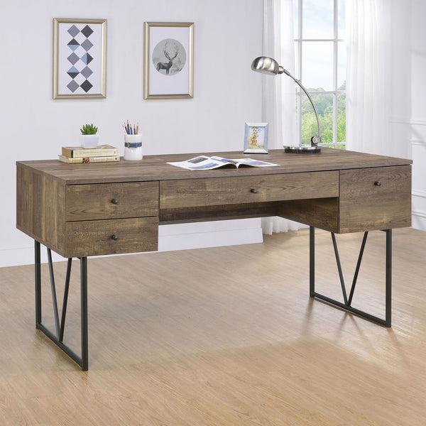 Analiese - Writing Desk - 30.5 - Wood - Dark Brown-Washburn's Home Furnishings