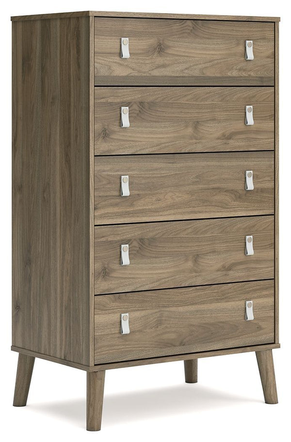 Aprilyn - Light Brown - Five Drawer Chest-Washburn's Home Furnishings
