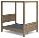 Aprilyn - Light Brown - Full Canopy Bed-Washburn's Home Furnishings