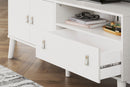 Aprilyn - White - Medium Tv Stand-Washburn's Home Furnishings