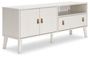 Aprilyn - White - Medium Tv Stand-Washburn's Home Furnishings