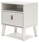 Aprilyn - White - One Drawer Night Stand-Washburn's Home Furnishings