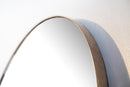 Arch-shaped Wall Mirror With Rose Gold Frame Finish - Pearl Silver-Washburn's Home Furnishings