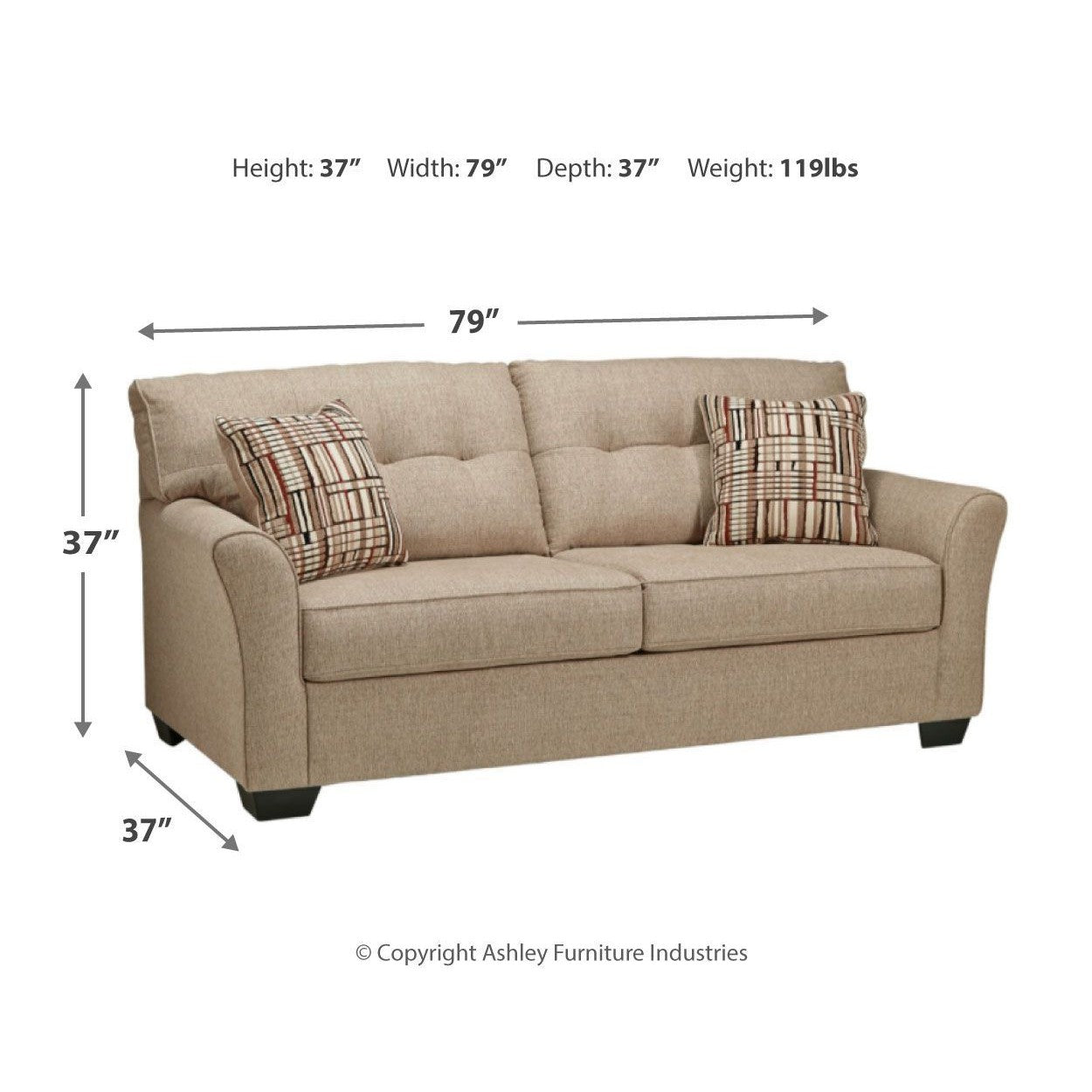 Ardmead - Putty - Sofa – Washburn's Home Furnishings