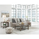 Ardsley - Pewter - Left Arm Facing Loveseat 2 Pc Sectional-Washburn's Home Furnishings