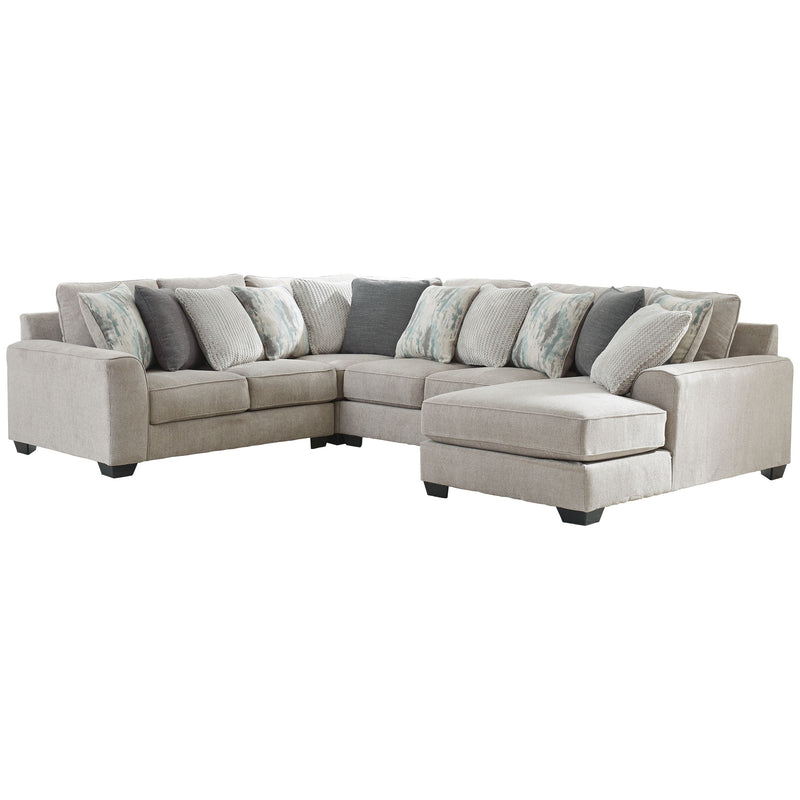 Ardsley - Pewter - Left Arm Facing Loveseat 4 Pc Sectional-Washburn's Home Furnishings