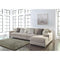 Ardsley - Pewter - Left Arm Facing Sofa 3 Pc Sectional-Washburn's Home Furnishings