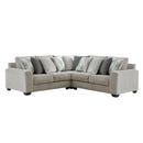 Ardsley - Pewter - Right Arm Facing Loveseat 3 Pc Sectional-Washburn's Home Furnishings