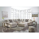 Ardsley - Pewter - Right Arm Facing Sofa 4 Pc Sectional-Washburn's Home Furnishings