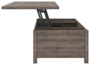 Arlenbry - Gray - Lift Top Cocktail Table-Washburn's Home Furnishings