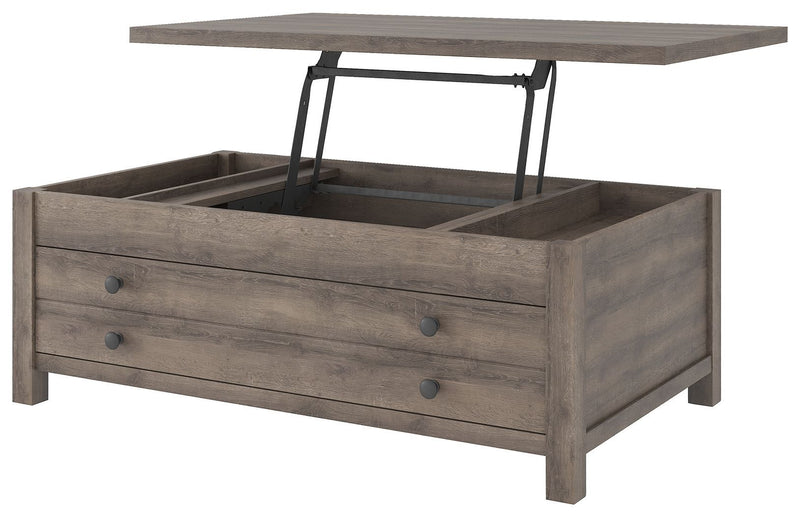 Arlenbry - Gray - Lift Top Cocktail Table-Washburn's Home Furnishings