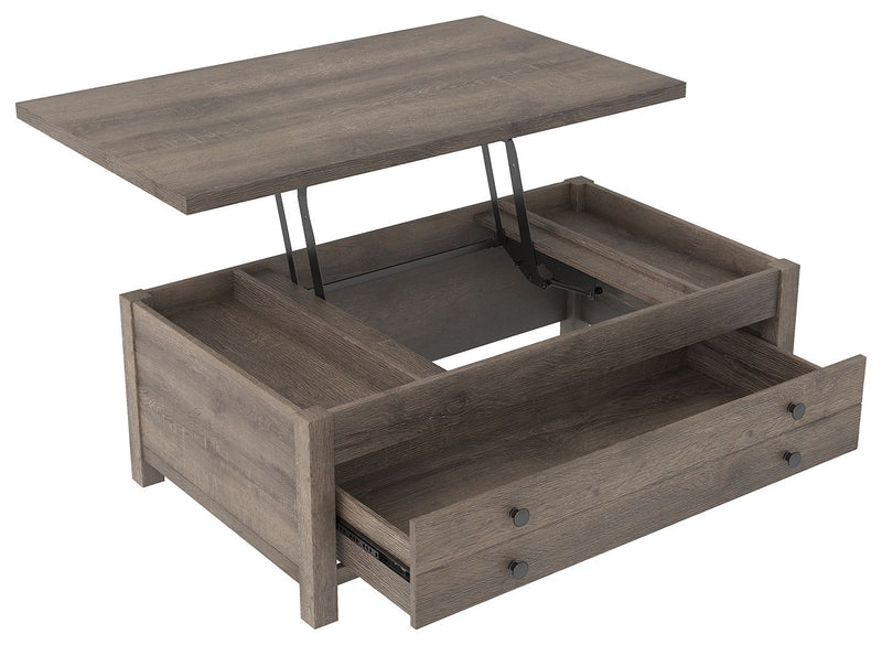 Arlenbry - Gray - Lift Top Cocktail Table-Washburn's Home Furnishings