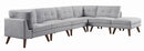 Armless Chestair - Pearl Silver And Gray-Washburn's Home Furnishings