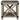 Aldwin - Gray - Rectangular End Table - Crossbuck Styling-Washburn's Home Furnishings