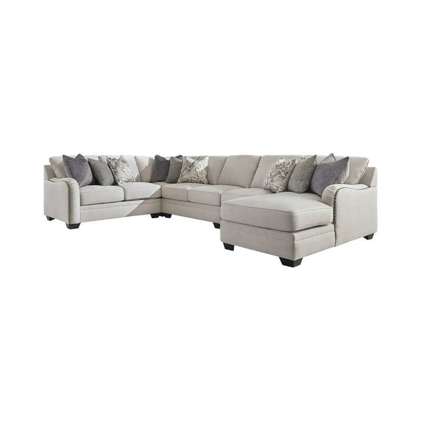 Ashley Dellara Sectional w/ Right Chaise-Washburn's Home Furnishings