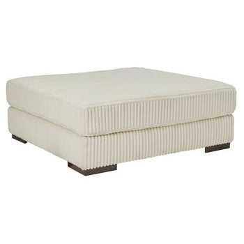 Ashley Lindyn Oversized Accent Ottoman in Ivory-Washburn's Home Furnishings