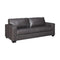 Ashley Morelos Leather Sofa Sleeper-Queen-in Gray-Washburn's Home Furnishings