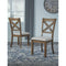 Moriville - Beige - Dining UPH Side Chair-Washburn's Home Furnishings