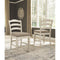 Realyn - Chipped White - Upholstered Barstool-Washburn's Home Furnishings